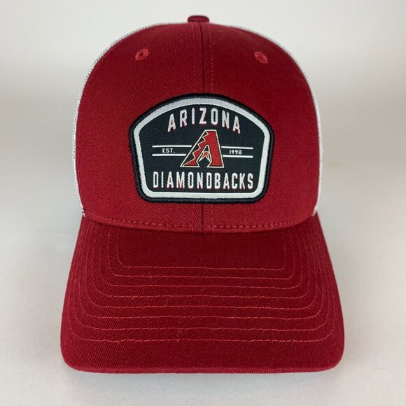 Arizona Diamondbacks MLB Red White Fan Favorite Snapback Trucker Hat - Picture 2 of 6